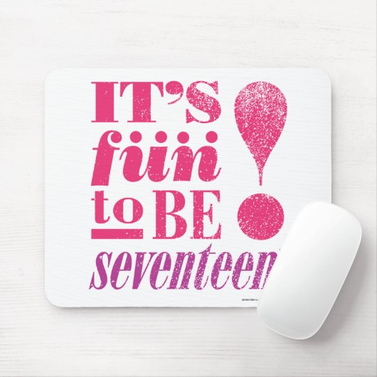 17マゼンタおもしろい2 B マウスパッド (マウス)