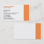 17ライン-オレンジ 名刺 (正面/裏面)