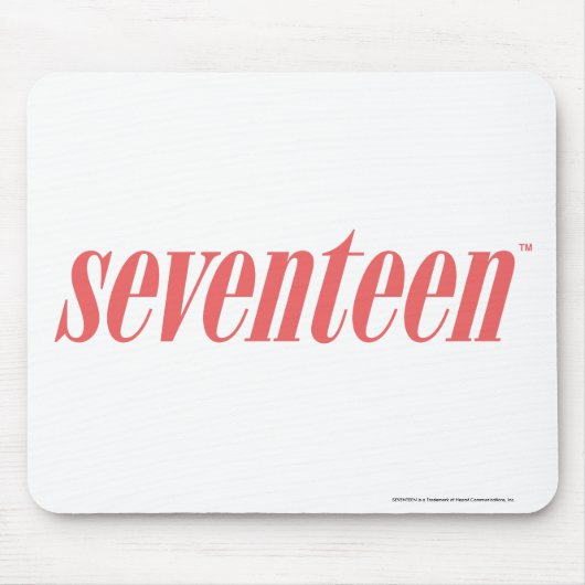 17ロゴLtPink マウスパッド (正面)