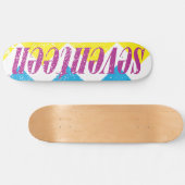 17ロゴPuprle スケートボード (横)