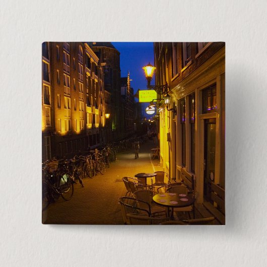 17世紀か18世紀の正面を持つ建物 缶バッジ (正面)