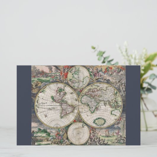 17世紀な世界地図 (スタンド正面)