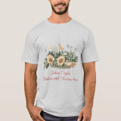 17世紀のひまわりブーケの植物画 Tシャツ (正面)