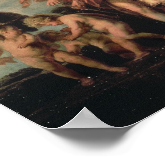 17世紀のエジプトへの飛行 ポスター (角)