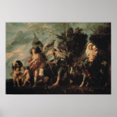 17世紀のエジプトへの飛行 ポスター (正面)