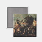 17世紀のエジプトへの飛行 マグネット (正面/裏面)