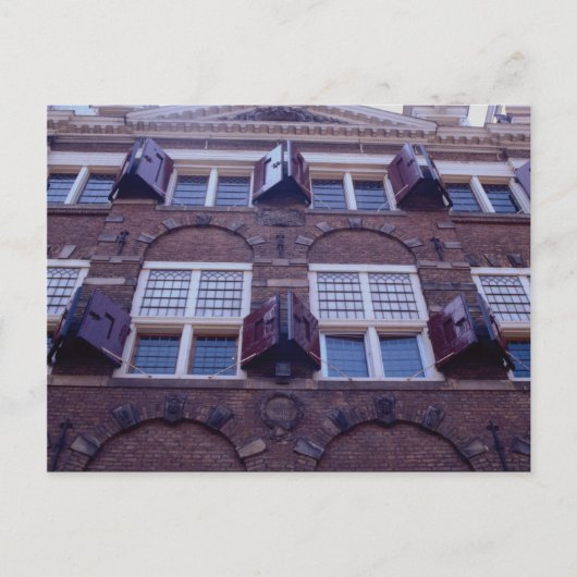 17世紀のオランダ画家レンブラントの家 ポストカード (正面)