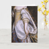 17世紀のファッション カード (黄色い花)