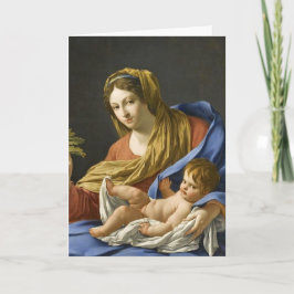 17世紀のフランスのマドンナと子 シーズンカード