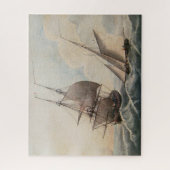 17世紀の井戸のフリゲート ジグソーパズル (縦)