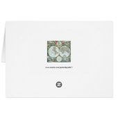 17世紀の古地図 世界地図、フリードリヒ・デ・ウィット (裏面横)