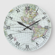 17世紀の古地図 世界地図、フリードリヒ・ド・ウィット