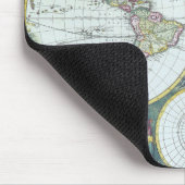 17世紀の古地図 世界地図、フレデリック・ド・ウィット マウスパッド (コーナー)