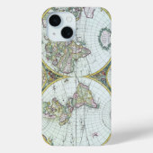 17世紀の古地図 世界地図、フレデリック・ド・ウィット Case-Mate iPhoneケース (裏面)