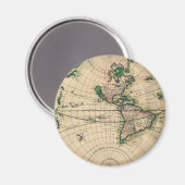 17世紀の新世界地図 マグネット (正面/裏面)