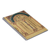 17世紀の極彩色写本 ノートブック (右側)