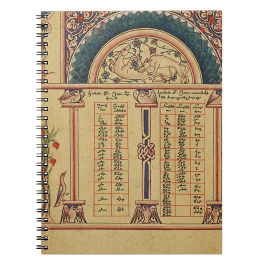 17世紀の極彩色写本 ノートブック (正面)