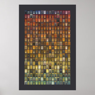 17世紀の水彩画 – 出入り口 ポスター