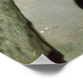 17世紀の猫（絹本墨書） ポスター (角)