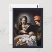 17世紀の羊飼いの崇拝 ポストカード (正面/裏面)