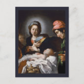 17世紀の羊飼いの崇拝 ポストカード (正面)