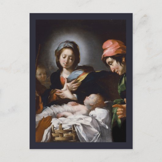 17世紀の羊飼いの崇拝 ポストカード (正面)