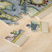 17世紀アンティークアジア地図,メルカトル/ホンジウス ジグソーパズル (側面)