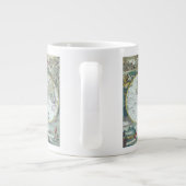 17世紀アンティーク世界地図フレドリック・ド・ウィット ジャンボコーヒーマグカップ (裏面)