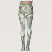 17世紀アンティーク世界地図フレドリック・ド・ウィット レギンス (正面)