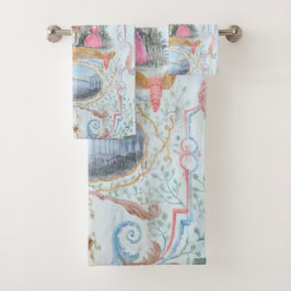 17世紀アートフローラ鳥類の風景 バスタオルセット