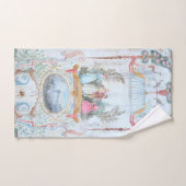 17世紀アートフローラ鳥類の風景 バスタオルセット (ハンドタオル)