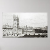 17世紀オックスフォード大学マグダレン大学 ポスター (正面)