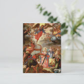 17世紀初頭の聖ウルスラ殉教 ポストカード (スタンド正面)