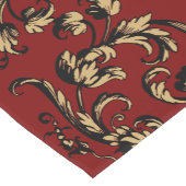17世紀華美葉つる植物オーナメント ショートテーブルランナー (コーナー)