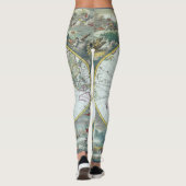 17世紀 アンティーク世界地図 フレデリック・デ・ウィット レギンス (裏面)