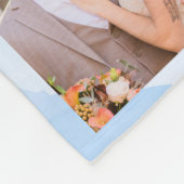 17写真モダンコラージュ優しいフリースブランケット フリースブランケット (角)