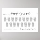 17台のテーモダンブルで座席表を確認 ポスター (正面)