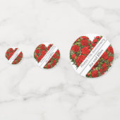 17周年結婚レッドカーネーション コンフェッティ (裏面)