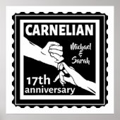 17周年結婚白黒番 ポスター (正面)