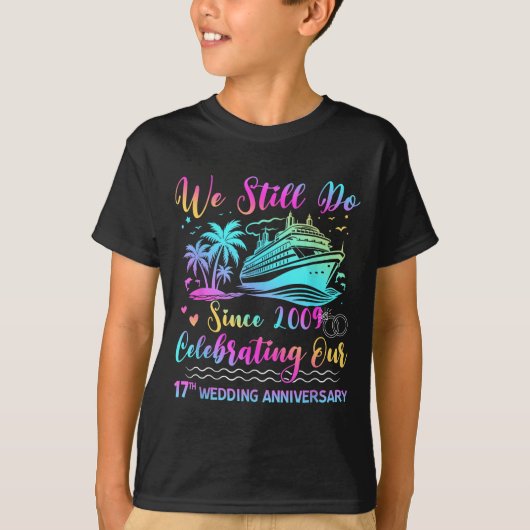 17周年結婚記念クルーズ旅行 C Tシャツ (正面)
