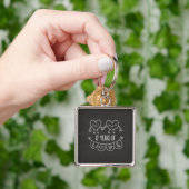 17周年記念ギフトチョークハート キーホルダー (手)