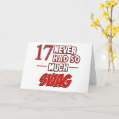 17周年記念日 カード (黄色い花)