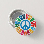 17国連SDGs開発地球に優しゴール 缶バッジ (正面&裏面)