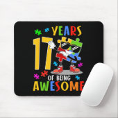 17年の自閉症素晴らしの誕生日 マウスパッド (マウス)