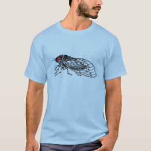 17年の蝉のTyeの染料のワイシャツ Tシャツ