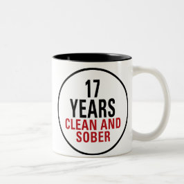 17年はきれいになり、落ち着きます ツートーンマグカップ