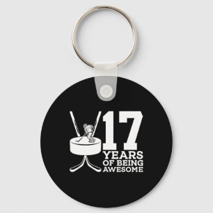 17年アイスホッケー素晴らし17誕生日 キーホルダー