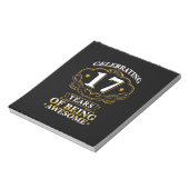 17年間最高に素敵な日々 ノートパッド (回転)