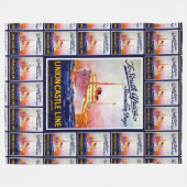 17日の南アフリカ共和国に フリースブランケット (正面(横))