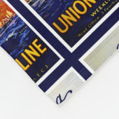 17日の南アフリカ共和国に フリースブランケット (角)